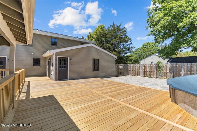367 Marine St, Tuckerton, NJ 08087 - view of wooden deck