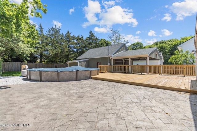 367 Marine St, Tuckerton, NJ 08087 - rear view of property with a deck