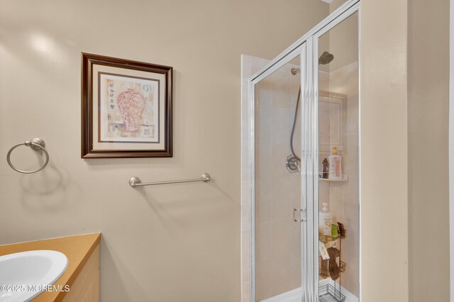 47 Lori St, Monroe, NJ 08831 - full bathroom featuring vanity and a stall shower