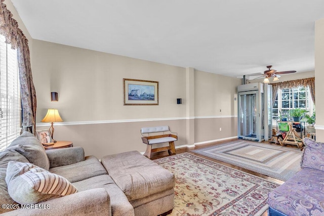 41 Hampshire Blvd, Jackson, NJ 08527 - living room featuring ceiling fan
