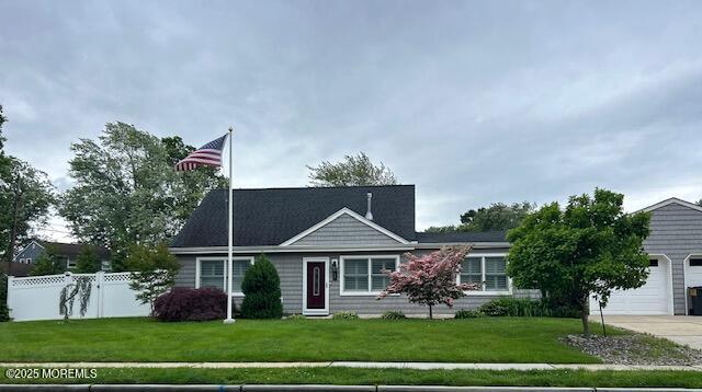 17 Hemlock St, Hazlet, NJ 07730 - view of front of property with a garage and driveway