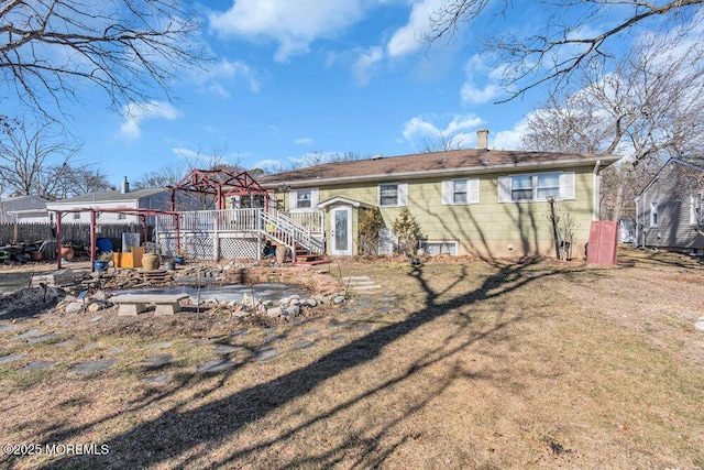 426 Shady Ln, Howell, NJ 07731 - back of house featuring a gazebo