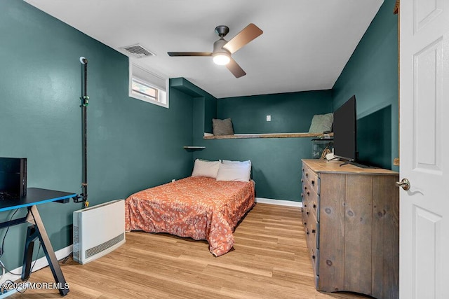 276 Chandler Rd, Jackson, NJ 08527 - bedroom featuring light wood-style flooring and a ceiling fan