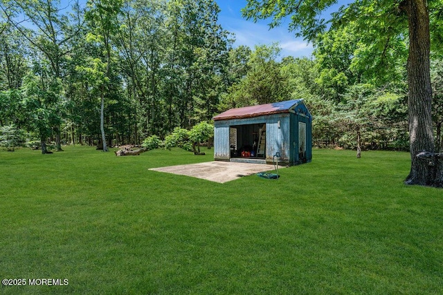 276 Chandler Rd, Jackson, NJ 08527 - view of green lawn featuring a storage unit