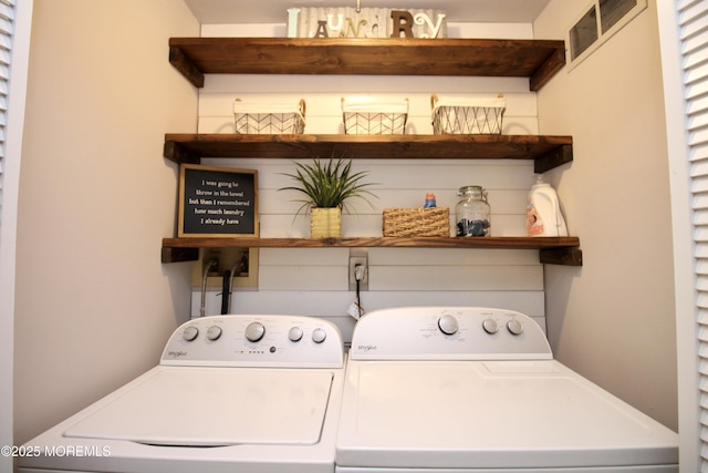20 Atlantis Ter, Freehold, NJ 07728 - laundry room featuring separate washer and dryer
