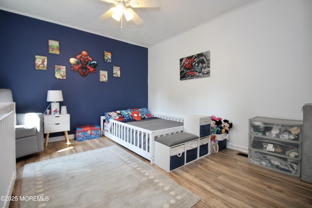 20 Atlantis Ter, Freehold, NJ 07728 - bedroom featuring wood finished floors and a ceiling fan