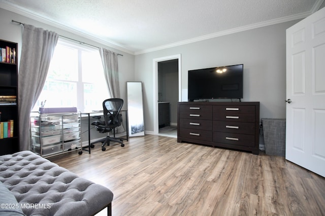20 Atlantis Ter, Freehold, NJ 07728 - office space featuring wood finished floors, ornamental molding, and a textured ceiling
