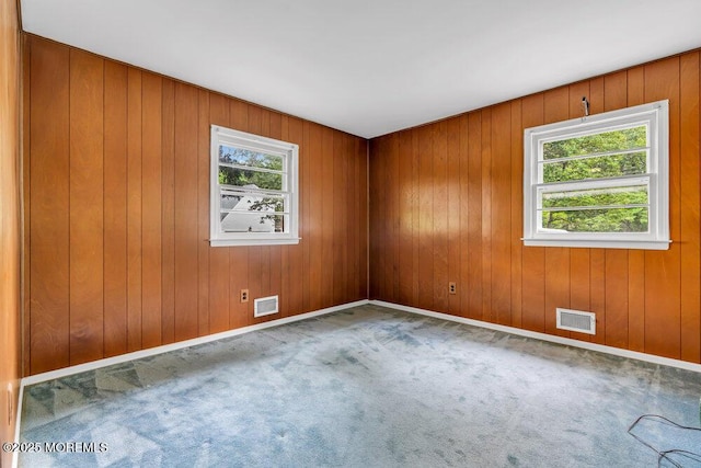 458 Drum Point Rd, Brick, NJ 08723 - unfurnished room with carpet flooring and wood walls