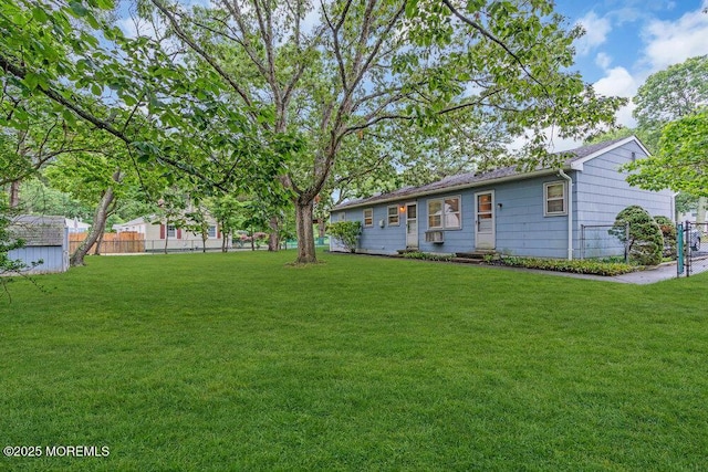 458 Drum Point Rd, Brick, NJ 08723 - view of yard featuring a shed
