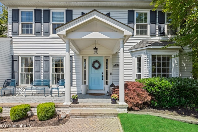 43 Sweet Gum Rd, Howell, NJ 07731 - doorway to property with a porch