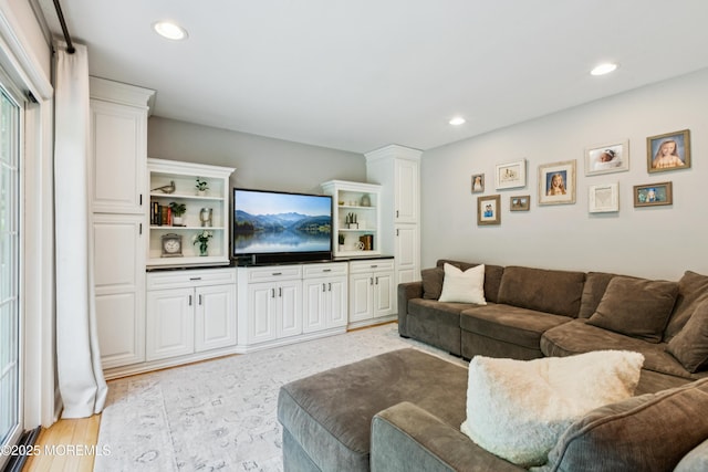 43 Sweet Gum Rd, Howell, NJ 07731 - living room with recessed lighting and light wood-style floors
