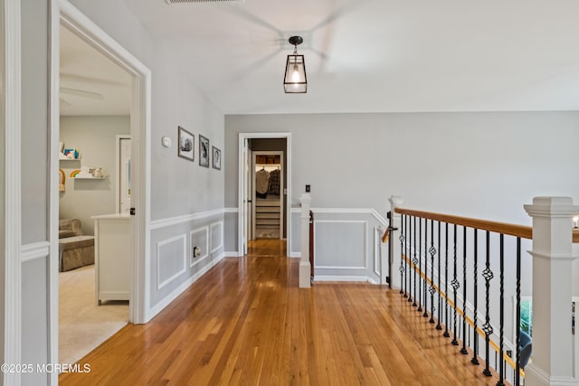 43 Sweet Gum Rd, Howell, NJ 07731 - hallway featuring an upstairs landing and light wood-style flooring