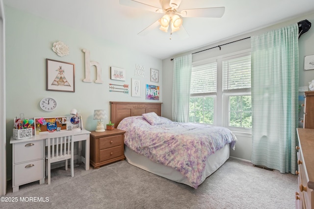 43 Sweet Gum Rd, Howell, NJ 07731 - bedroom featuring light carpet and ceiling fan