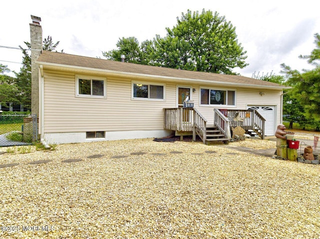 162 Attison Ave, Toms River, NJ 08757 - ranch-style home with a chimney
