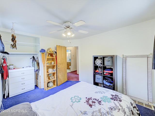 162 Attison Ave, Toms River, NJ 08757 - bedroom featuring carpet floors and a ceiling fan