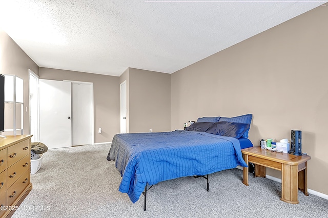 1106 Lilly Ln, Jackson, NJ 08527 - carpeted bedroom featuring a textured ceiling and baseboards