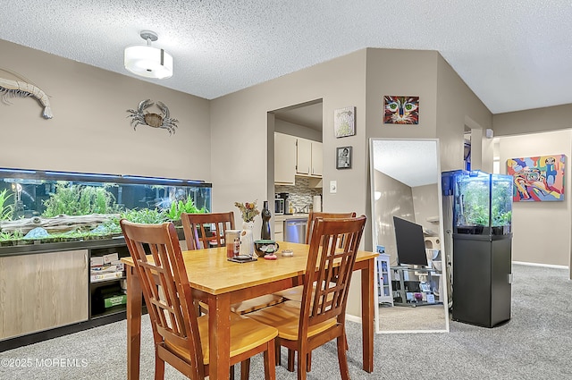 1106 Lilly Ln, Jackson, NJ 08527 - dining area with light carpet and a textured ceiling