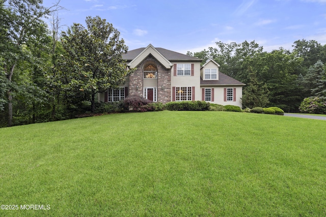 3 Canterbury Ct, Jackson, NJ 08527 - view of front of home with a front lawn