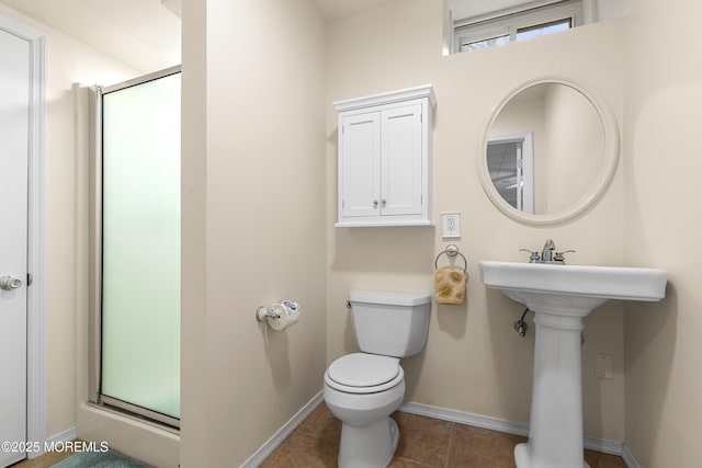 3 Canterbury Ct, Jackson, NJ 08527 - bathroom with a shower stall and tile patterned flooring