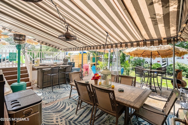 648 Point Ave, Brick, NJ 08724 - view of patio with outdoor dining area