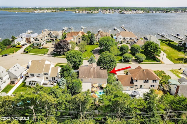 648 Point Ave, Brick, NJ 08724 - aerial view of residential area featuring a large body of water