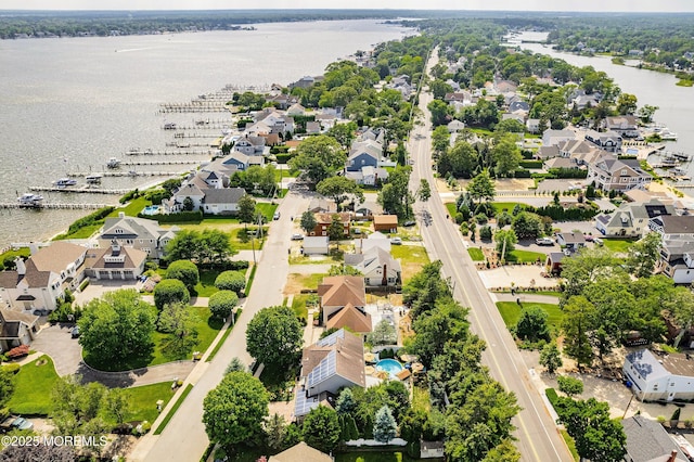 648 Point Ave, Brick, NJ 08724 - aerial view of residential area with a large body of water