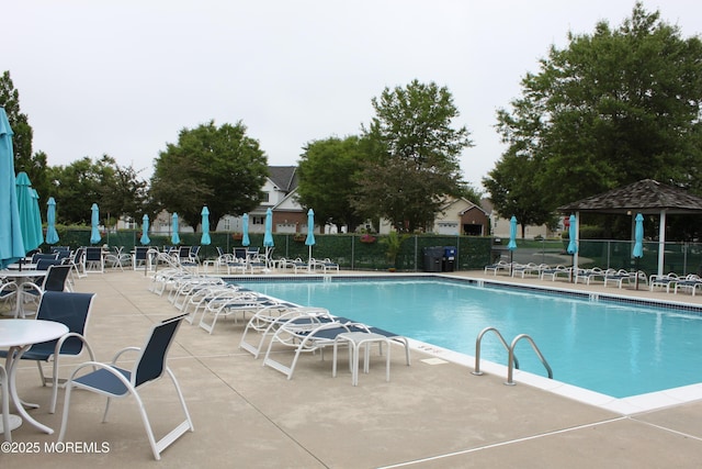 10 Inkberry Ln, Howell, NJ 07731 - community pool with a gazebo and a patio