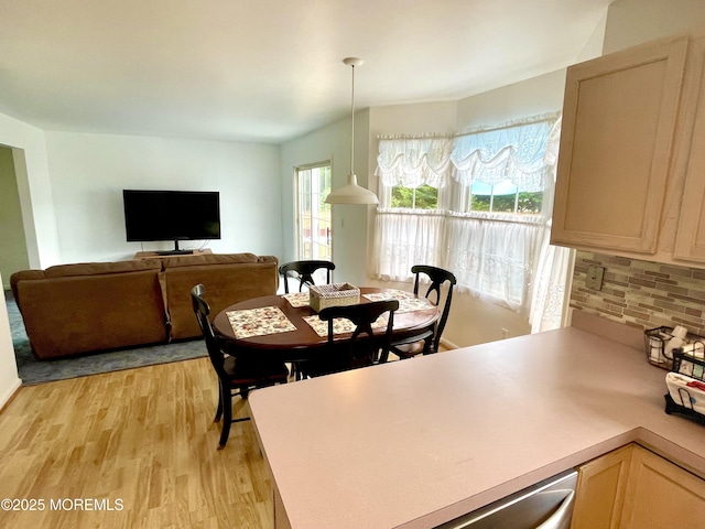 229 Stern Ave, Manahawkin, NJ 08050 - dining area featuring light wood-style flooring