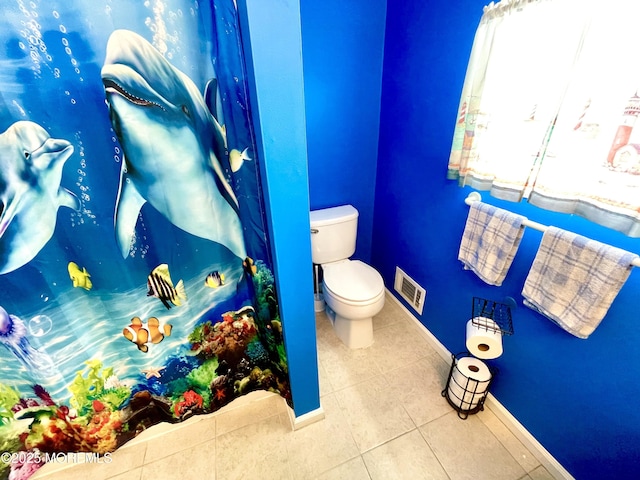 229 Stern Ave, Manahawkin, NJ 08050 - bathroom featuring toilet and tile patterned floors