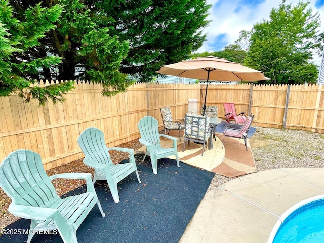 229 Stern Ave, Manahawkin, NJ 08050 - fenced backyard featuring a patio