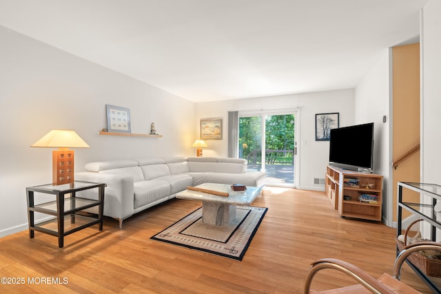 4 Hamilton Hill Rd, Lincroft, NJ 07738 - living room with wood finished floors and baseboards