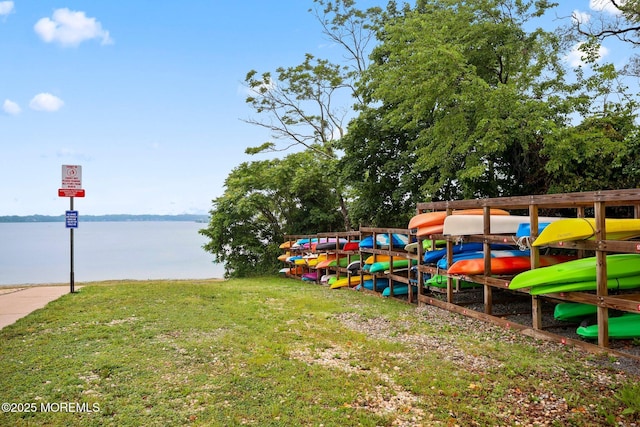 16 Steiner Ave, Neptune City, NJ 07753 - view of grassy yard featuring a water view
