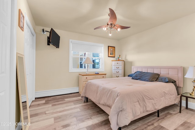 13 Canaries Ct, Toms River, NJ 08757 - bedroom featuring wood finished floors and a ceiling fan