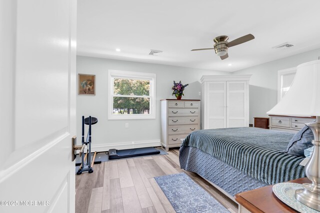 13 Canaries Ct, Toms River, NJ 08757 - bedroom featuring light wood finished floors, recessed lighting, and a ceiling fan