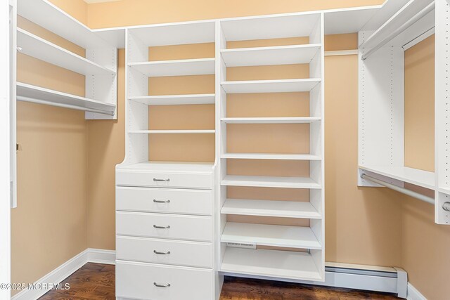 7 Rodeo Ct, Howell, NJ 07731 - spacious closet with dark wood-style flooring