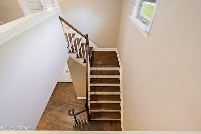 7 Rodeo Ct, Howell, NJ 07731 - stairway featuring wood finished floors