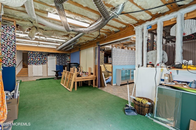 7 Rodeo Ct, Howell, NJ 07731 - unfinished below grade area featuring carpet