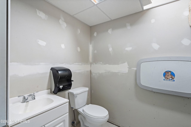 7 Rodeo Ct, Howell, NJ 07731 - bathroom featuring vanity and a drop ceiling