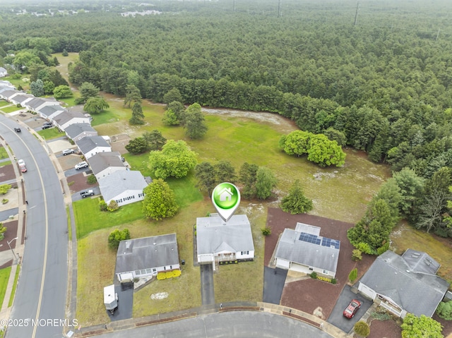 3 Shaw Ct, Toms River, NJ 08757 - aerial view of residential area featuring a forest