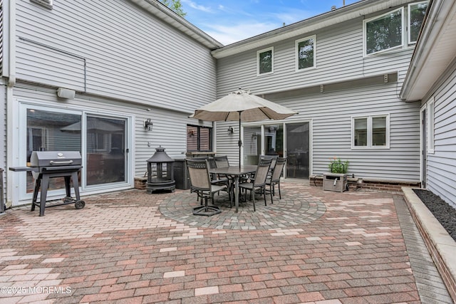 25 Canadian Woods Rd, Marlboro, NJ 07746 - view of patio / terrace with area for grilling and outdoor dining area