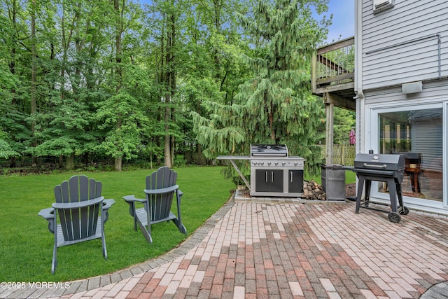 25 Canadian Woods Rd, Marlboro, NJ 07746 - view of patio / terrace with a grill