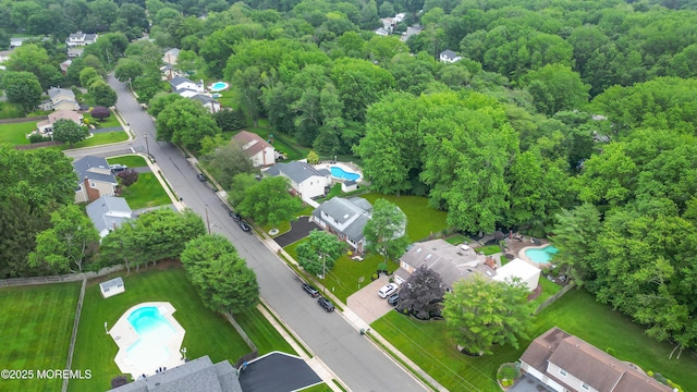 25 Canadian Woods Rd, Marlboro, NJ 07746 - aerial overview of property's location with a pool