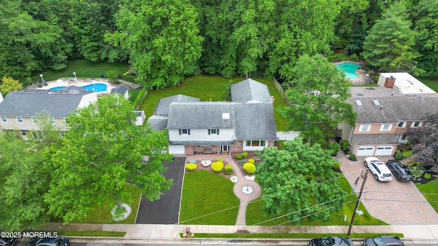 25 Canadian Woods Rd, Marlboro, NJ 07746 - view of subject property featuring a pool