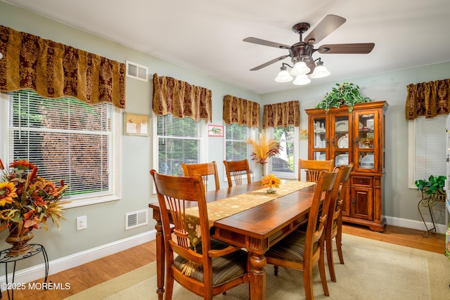 5 Hampton Dr, Jackson, NJ 08527 - dining room featuring light wood-style floors and a ceiling fan