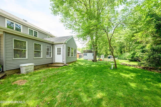 5 Hampton Dr, Jackson, NJ 08527 - view of green lawn with a storage unit
