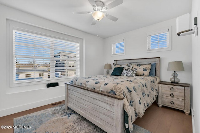 917 Jane Dr, Beach Haven West, NJ 08050 - bedroom featuring wood finished floors and ceiling fan