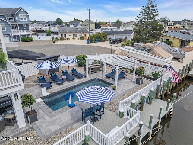 917 Jane Dr, Beach Haven West, NJ 08050 - aerial perspective of suburban area