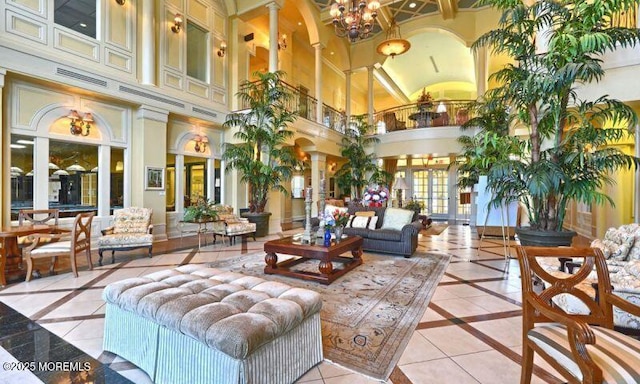 42 Eagleswood Dr, Waretown, NJ 08758 - building lobby with high vaulted ceiling