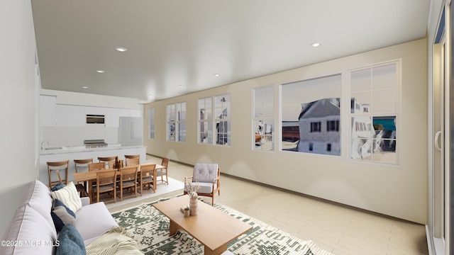 1300 Ocean Ter, Seaside Heights, NJ 08751 - living area with recessed lighting