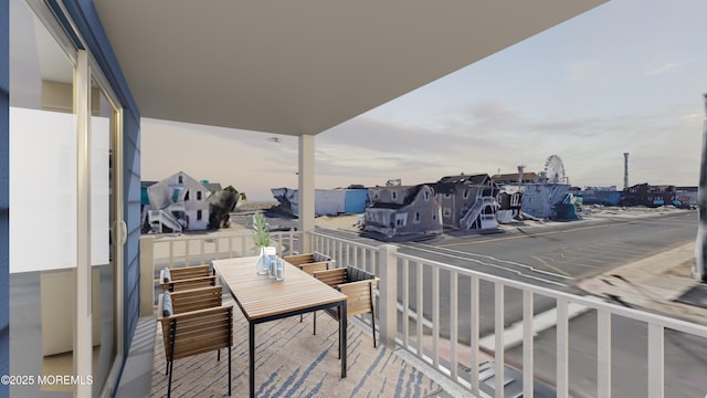 1300 Ocean Ter, Seaside Heights, NJ 08751 - balcony with outdoor dining area
